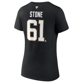 Vegas Golden Knights dámske tričko Mark Stone 2023 Stanley Cup Champions Authentic Stack Player Name & Number V-Neck