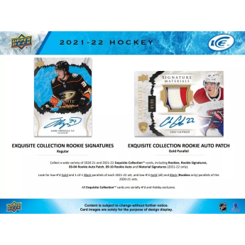 NHL boxy hokejové karty NHL 2021-22 Upper Deck Ice Hobby Box
