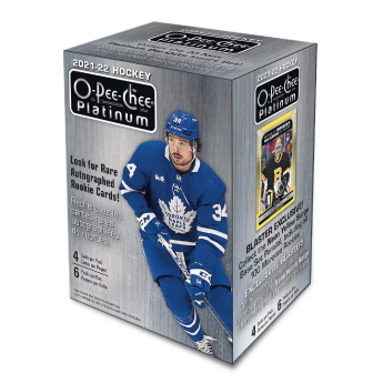 NHL boxy hokejové karty NHL 2021-22 Upper Deck O-Pee-Chee Platinum Blaster Box