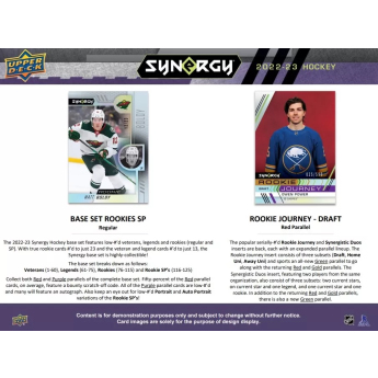 NHL boxy hokejové karty NHL 2022-23 Upper Deck Synergy Hobby Box