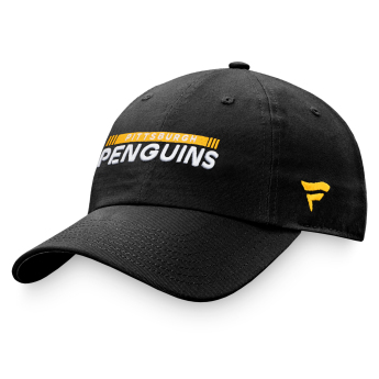 Pittsburgh Penguins čiapka baseballová šiltovka Unstr Adj Black