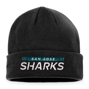 San Jose Sharks zimná čiapka Cuffed Knit Black