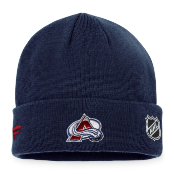 Colorado Avalanche zimná čiapka Authentic Pro Game & Train Cuffed Knit Athletic Navy