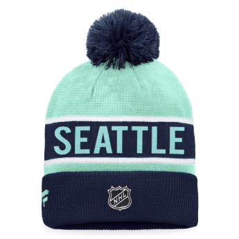 Seattle Kraken zimná čiapka Traditional Navy-Icy Blue