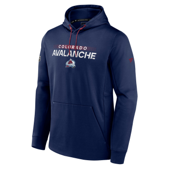 Colorado Avalanche pánska mikina s kapucňou RINK Performance Navy-Dark Garnet