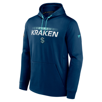 Seattle Kraken pánska mikina s kapucňou Traditional Navy-Icy Blue