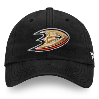 Anaheim Ducks čiapka baseballová šiltovka NHL Core Black Curved Unstructured Strapback Cap