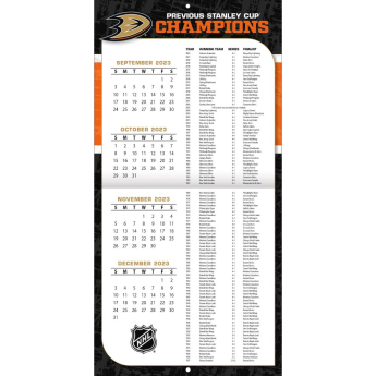 Anaheim Ducks kalendár 2024 Wall Calendar