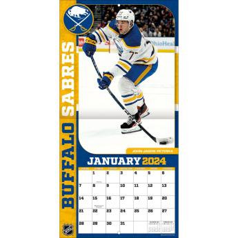 Buffalo Sabres kalendár 2024 Wall Calendar