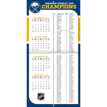 Buffalo Sabres kalendár 2024 Wall Calendar
