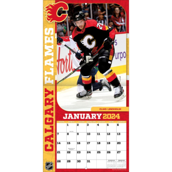 Calgary Flames kalendár 2024 Wall Calendar