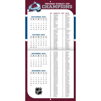 Colorado Avalanche kalendár 2024 Wall Calendar