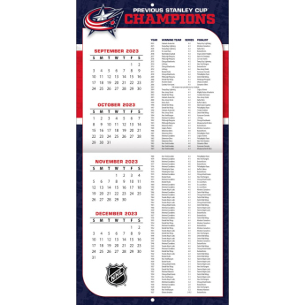 Columbus Blue Jackets kalendár 2024 Wall Calendar