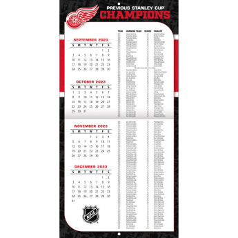 Detroit Red Wings kalendár 2024 Wall Calendar