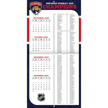 Florida Panthers kalendár 2024 Wall Calendar