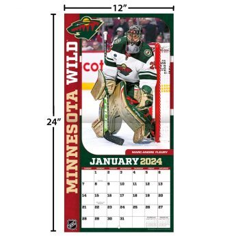 Minnesota Wild kalendár 2024 Wall Calendar