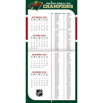 Minnesota Wild kalendár 2024 Wall Calendar