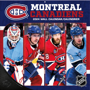 Montreal Canadiens kalendár 2024 Wall Calendar