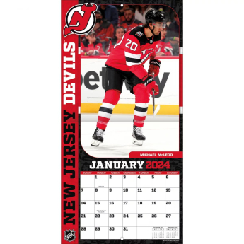 New Jersey Devils kalendár 2024 Wall Calendar