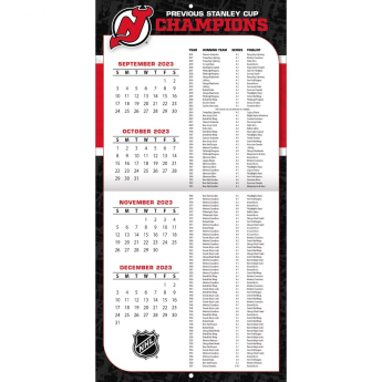 New Jersey Devils kalendár 2024 Wall Calendar