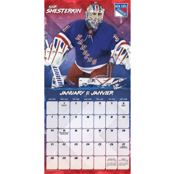 NHL produkty kalendár Stoppers 2024 Wall Calendar