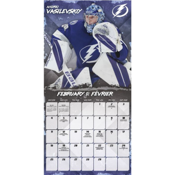 NHL produkty kalendár Stoppers 2024 Wall Calendar