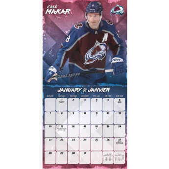 NHL produkty kalendár Superstars 2024 Wall Calendar