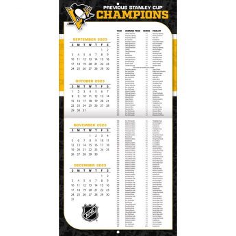 Pittsburgh Penguins kalendár 2024 Wall Calendar