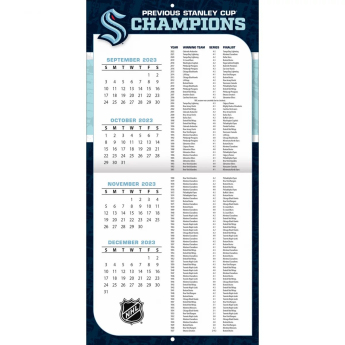 Seattle Kraken kalendár 2024 Wall Calendar