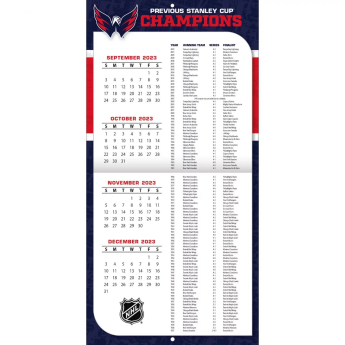 Washington Capitals kalendár 2024 Wall Calendar