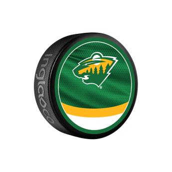 Minnesota Wild puk Reverse Retro Jersey 2022 Souvenir Collector Hockey Puck