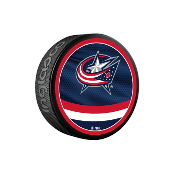 Columbus Blue Jackets puk Reverse Retro Jersey 2022 Souvenir Collector Hockey Puck