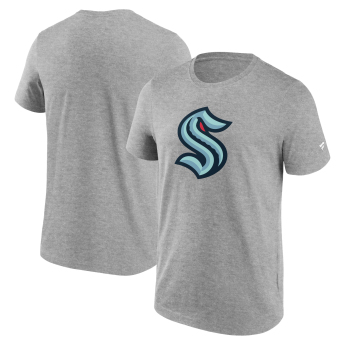 Seattle Kraken pánske tričko Primary Logo Graphic T-Shirt Sport Gray Heather