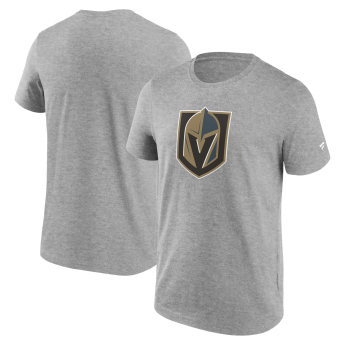 Vegas Golden Knights pánske tričko Primary Logo Graphic T-Shirt Sport Gray Heather