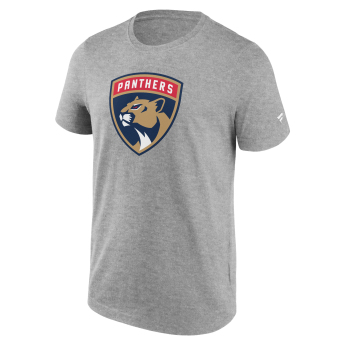 Florida Panthers pánske tričko Primary Logo Graphic T-Shirt Sport Gray Heather