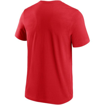 Chicago Blackhawks pánske tričko Chrome Graphic T-Shirt Athletic Red