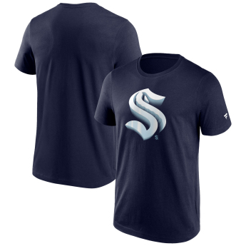Seattle Kraken pánske tričko Chrome Graphic T-Shirt Maritime Blue