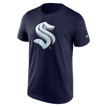 Seattle Kraken pánske tričko Chrome Graphic T-Shirt Maritime Blue