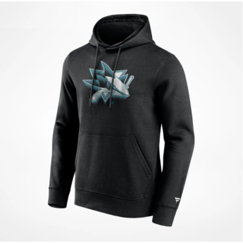 San Jose Sharks pánska mikina s kapucňou Chrome Graphic Hoodie Black