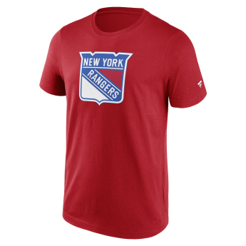 New York Rangers pánske tričko Primary Logo Graphic Athletic Red