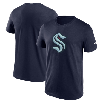 Seattle Kraken pánske tričko Primary Logo Graphic Maritime Blue