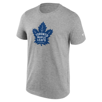 Toronto Maple Leafs pánske tričko Primary Logo Graphic Sport Gray Heather
