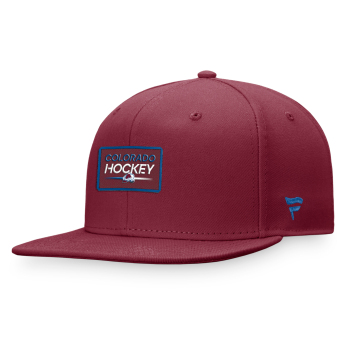 Colorado Avalanche čiapka flat šiltovka Authentic Pro Prime Flat Brim Snapback red