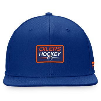 Edmonton Oilers čiapka flat šiltovka Authentic Pro Prime Flat Brim Snapback blue