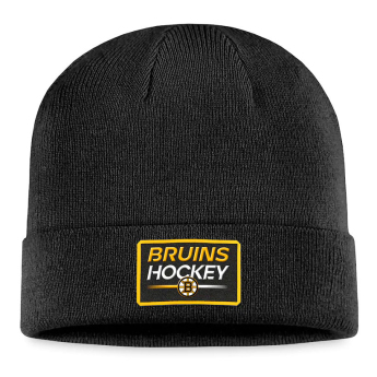 Boston Bruins zimná čiapka Authentic Pro Prime Cuffed Beanie