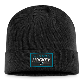 San Jose Sharks zimná čiapka Authentic Pro Prime Cuffed Beanie black