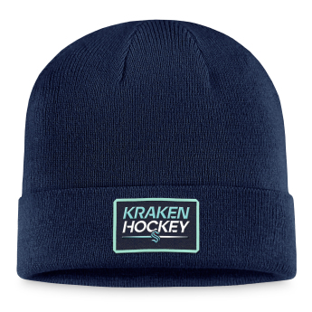 Seattle Kraken zimná čiapka Authentic Pro Prime Cuffed Beanie navy