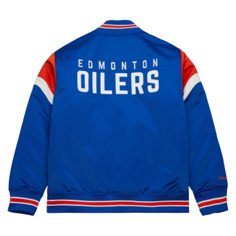 Edmonton Oilers pánska bunda NHL Heavyweight Satin Jacket