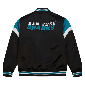 San Jose Sharks pánska bunda NHL Heavyweight Satin Jacket