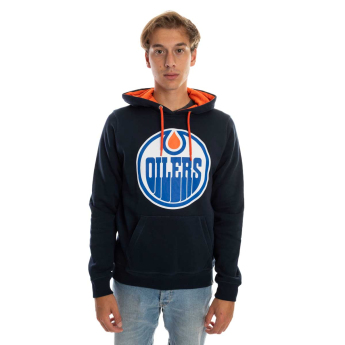 Edmonton Oilers pánska mikina s kapucňou Core 47 BALLPARK Pullover Hood Fall Navy